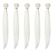 5pcs/lot,New Arrival 5.9''x39.37''Heat Resistant Synthetic Straight Solid White Hair Weft Hair Extensions for DIY BJD/SD/Bly the/American Girl Doll Wigs