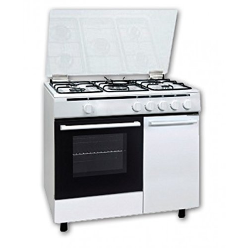 CUCINA TELEFUNKEN TFGC96 FORNO A GAS 90 CM 5 FUOCHI gpl e metano c/ portabombola Piani cottura urban-earth.co.uk