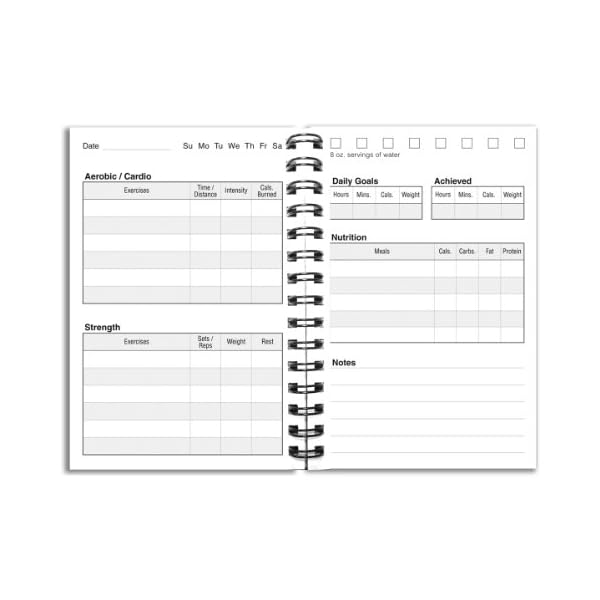 BookFactory® Exercise Journal / Mini Exercise Diary ...