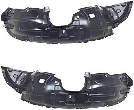 Amazon 07 08 09 Mazda3フロントスプラッシュシールドインナーフェンダーライナーパネル左右セットペア マッドガード 車 バイク