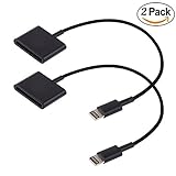 2 Pack 8 pin Lightning to 30 pin Charge & Sync Cable Adapter Converter for Apple iPhone 6/6 Plus/5s/5c/5/4s/4/3/3G ,iPad and iPod (Black)