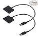 2 Pack 8 pin Lightning to 30 pin Charge & Sync Cable Adapter Converter for Apple iPhone 6/6 Plus/5s/5c/5/4s/4/3/3G ,iPad and iPod (Black)