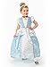 Little Adventures Princess Cinderella Dress Up Costume (Small Age 1-3) - Machine Washable Child Pretend Play and Party Dress with No Glitter