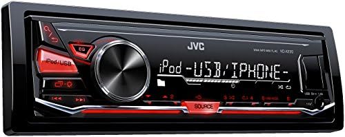 JVC KD-X230 Car Stereo (Bluetooth, iPod Control:iPod Plug-In only,)