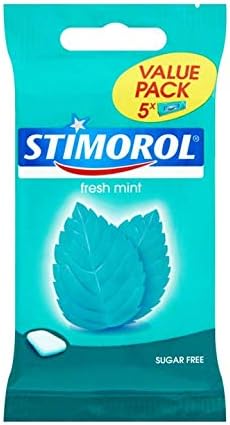 Mint Sugarfree Hard Candy | Stimorol | Fresh Mint Flavour Sugar Free 5 x 14g | Total Weight 70 Grams