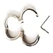 COSY-L Metal Handcuffs for Sex Fetish Bondage Restraint – BDSM Stainless Steel Harness Sex Toys, Adult Game Sex Products – Release Your Nature,Female5.5CMthumb 3