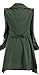 VonFon Women's Windbreaker Long Double Breasted Slim Coat
