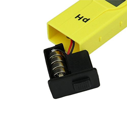 PH Pen Tester,THZY High Accuracy Pocket Size PH Meter with ATC (Automatic Temperature Compensation) Backlit Light LCD 0-14 pH Measurement Range, 0.01 Resolution Handheld pH Pen Tester