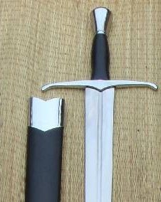 15th Century Hand-And-A-Half Full Tang Tempered Battle Ready Hand Forged Sharp Sword