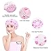Gifts for Women Girl Set of Most Absorbent Hair Towel & Double Layer Shower Cap w/Premium Gift Box By ZECREK