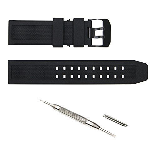 23mm Luminox Band Replacement Rubber Watch Band Strap Navy Seal Series 1,2 [PVD]
