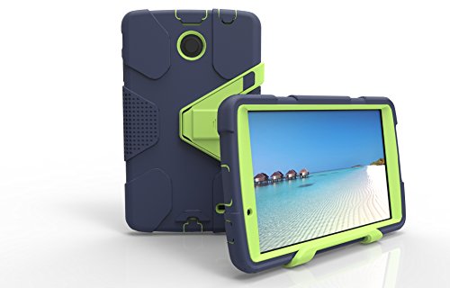 Shockproof Hybrid Hard Case With Stand For 7 Inch Tablet - Heavy Duty Protective Cover