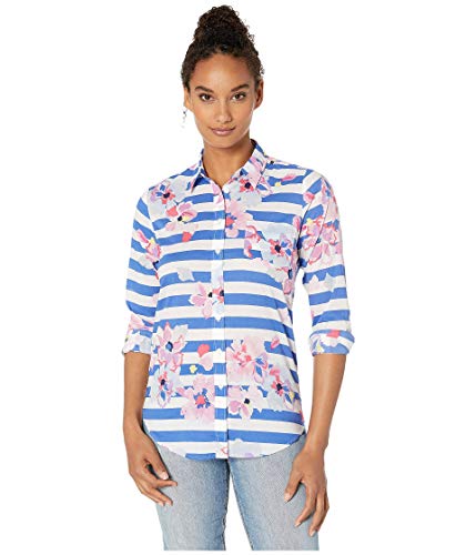 Joules Women's Lucie Blue Stripe Floral 2