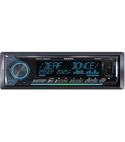 Amazon.com: Deaf Bonce Gemini 760DSP | 4x25W Car Stereo Receiver