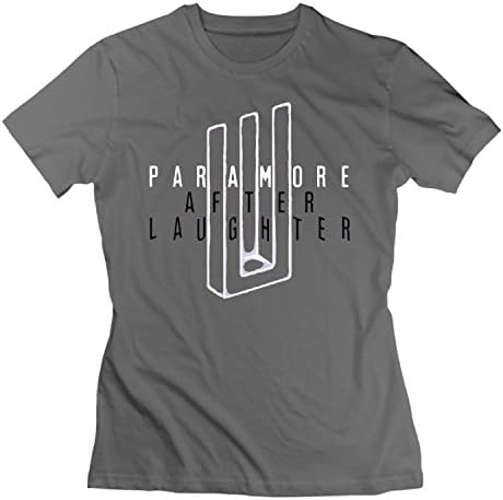 THE CT T-Shirts for Women's Casual Paramore After Laughter Tee DeepHeather,Medium,DeepHeather