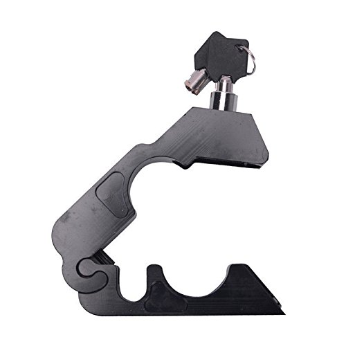 Soosee Motorcycle Lock - Universal  alloy CNC Motorcycle Handle Throttle Grip Security Lock with 2 Keys to Secure a Bike, Scooter, Moped or ATV in Under 5 Seconds - Thumbnail 3