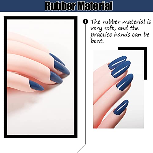 2pcs Practice Hand For Acrylic Nails Fake Nail Hand Practice Flexible Bendable Mannequin Rubber Hand Manicure Practice Hands Nail Art Hand Training Hand For Nail Practice Pricepulse 2pcs Practice Hand For Acrylic Nails Fake Nail Hand Practice Flexible Bendable Mannequin Rubber Hand Manicure Practice Hands Nail Art Hand Training Hand For Nail Practice Pricepulse