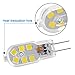 KINDEEP G4 LED Bulb, Bi-Pin Base, 20W Halogen Bulb Equivalent, AC/DC 12 Volt, Warm White 3000K, 10-Pack