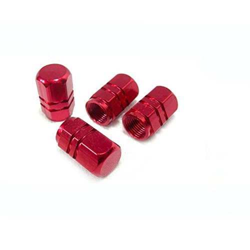 Ocamo Valve Cap for Automobile Tyre Aluminium Alloy Stem Air Valve Caps Car Automobile Wheel Tires Leak-Proof Airtight Covers 4pcs/ Set Sky Blue - Thumbnail 4