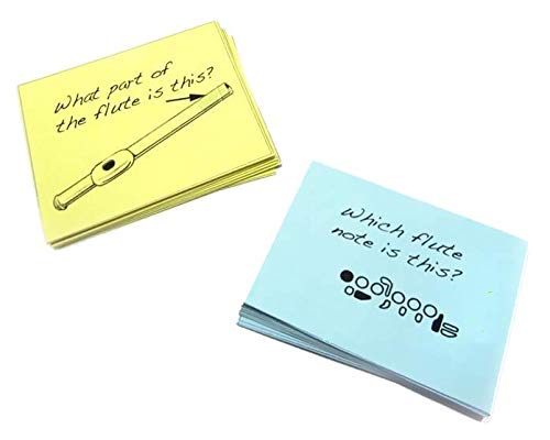 Flute Fingerings & Flute Parts Flashcard Set