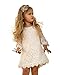 CVERRE Flower Girl Lace Dress Country Dresses Sleeves 1-6 7-16