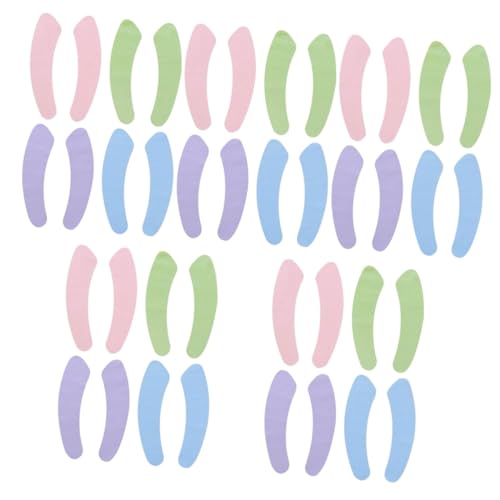 Gadpiparty 20pairs Toilet Seat Cover Adhesive Seat Pad Warm Velour Bathroom Accessory