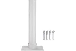 YESHOM Yescom Flagpole Base Dock Deck Mount Windsock Base Umbrella Stand Yard Outdoor