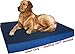 Dogbed4less DIY Durable Blue Denim Pet Bed External Duvet Cover and Waterproof Internal Case for 41
