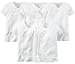 Carters Unisex Baby 5-Pack Side-Snap T-Shirts - white, 3 months