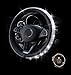 Crystal steering wheel cover, PU leather Bling Bling Rhinestone, Black Universal 15-inch Protector for Female Girls. (Bling Cover)