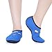 Water Socks/Neoprene Socks/Secuba Diving Socks/Water Skin Shoes/Surfing Socks,Freehawk Freely 3mm Low cut Snorkeling Water Shoes/Fin Socks//Flippers Socks/Wetsocks Yoga Sport for Men/Women(Blue, XL)