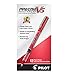 Pilot, Precise V5, Capped Liquid Ink Rolling Ball Pens, Extra Fine Point 0.5 mm, Red, Pack of 12