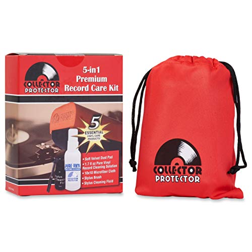 Collector Protector Vinyl Record Cleaner Kit Includes 70’sStyle Soft