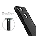 iPhone 7 Plus Case, TOTU Heavy Duty Rubber Interior Scratch Protection Matte Finished Hard Cover Rugged Slim Dual Layer Protective Case for Apple iPhone 7 Plus New Sliding Design Black