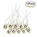 Onite 10 pcs GU10 LED Lamp Socket Holder, GU10 Base Halogen Adapter