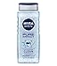 NIVEA Men Pure Impact 3-in-1 Body Wash 16.9 Fluid Ounce (Pack of 3)