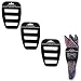 BettiCharm Slim Pocket Square Holders, Men's Suit Handkerchiefs Keeper/Organizer - 3 Pack