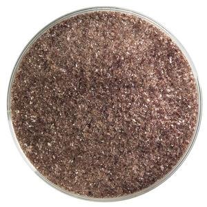 5 Oz Dark Rose Brown Transparent Fine Frit - 90 Coe