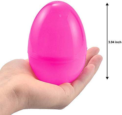 image for Lumiparty 12 Pcs Prefilled Easter Eggs with Plush Wind-Up Rabbits and 
