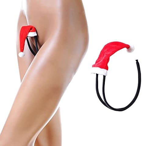 Amazon サンタハット ミスcストリングiバックショーツ ゼスト レディースセクシーショーツ