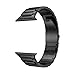 LDFAS Compatible for Apple Watch Band 41mm 40mm, Stainless Steel Metal Women Bands Compatible for Apple Watch SE Series 9/8/7 Band,Black