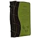 Hebrews 11:1, 6 Fabric Large Green Bible Cover