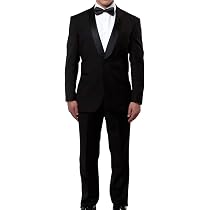 Broadway Tuxmakers Mens Black Tuxedo 