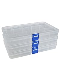 DUOFIRE Caja de Almacenamiento de Plástico Joyería