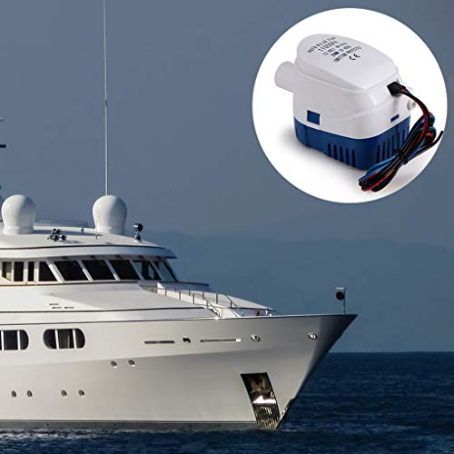OmkuwlQ Submersible Marine Auto Boat Bilge Pump 1100GPH Electric Boat Plumbing Automatic Bilge Pump - Thumbnail 6