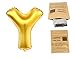 30 Inch Golden Helium Foil balloons Letters Y