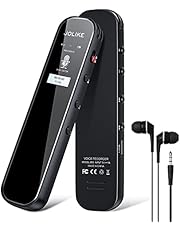 32GB Digital Voice Recorder Activated Recorder Voice Recorder with Playback Function USB Rechargeable Recorder Suitable for lectures, Meetings, interviews, Mini recorders, mp3