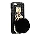 IPhone 6/6S/Plus Case ,DDLBiz Luxury Hairy Hairball Weave Hard Case Cover for iPhone 6/6S, 6 plus/6S plus (For Iphone 6 Plus 5.5Inch, Black)