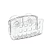 iDesign BPA-Free Plastic Sponge Holder for Kitchen Sink with Suction Cups, Ideal for Kitchen Sinks and Bathroom Organization, 3.75