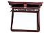 Executive Office Solutions Professional Business Padfolio Portfolio Briefcase Style Organizer Folder with Handles Notepad and 3 Ring Binder Synthetic Leather – Brown (F044)